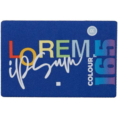 Наклейка тканевая Lunga, L, синяя фото 4