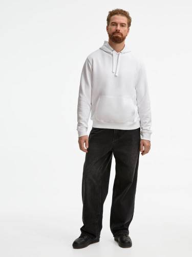 Толстовка унисекс Spencer, белая фото 11