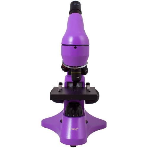 Монокулярный микроскоп Rainbow 50L с набором для опытов, фиолетовый фото 5