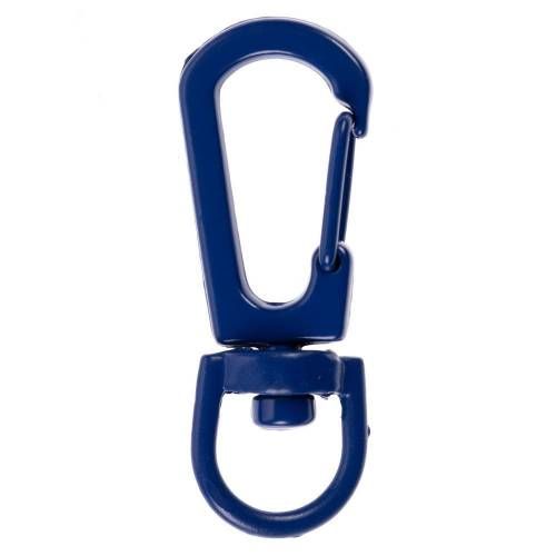 Застежка-карабин Snap Hook, S, синяя фото 2