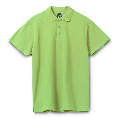 Рубашка поло мужская Spring 210, зеленое яблоко фото 2