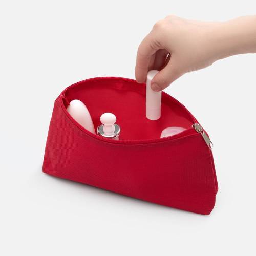 Косметичка Looksi, красная фото 5