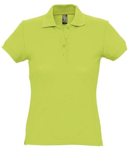 Рубашка поло женская Passion 170, зеленое яблоко фото 2