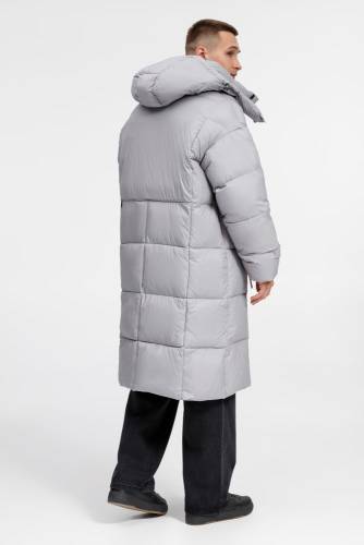 Пуховик унисекс Kapsula, серый фото 14