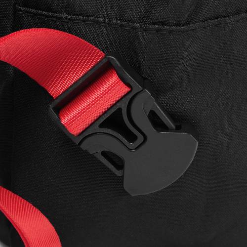 Рюкзак B2, черный с красными стропами фото 6