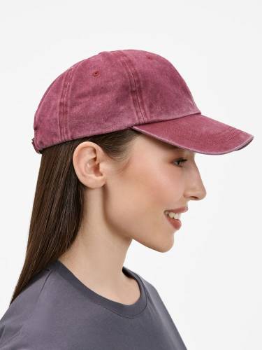 Бейсболка Berwi, бордовая фото 10 Бейсболка Berwi, бордовая фото 10