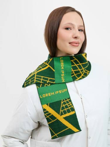 Шарф на заказ Tricksy Light, XL, полушерсть