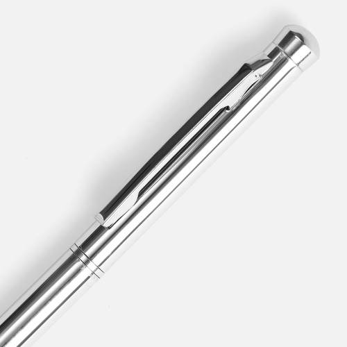 Ручка шариковая Hotel Ferra, серебристая фото 4 Ручка шариковая Hotel Ferra, серебристая фото 4