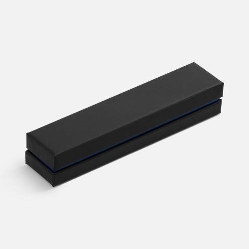 Ручка шариковая Eyeshot Soft Touch в футляре, темно-синяя фото 4