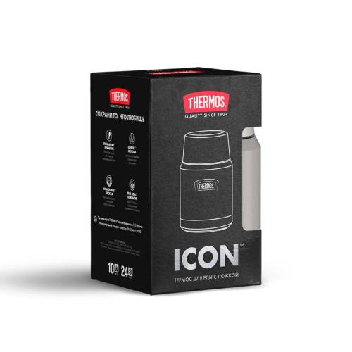 Термос для еды Icon 470, стальной фото 9 Термос для еды Icon 470, стальной фото 9