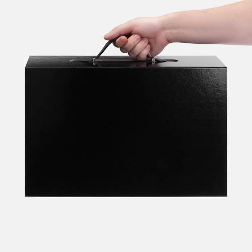 Коробка складная Holdfold, L, черная фото 6