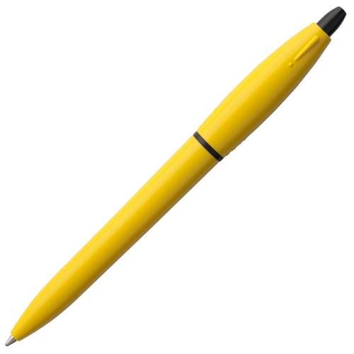 Ручка шариковая S! (Си), желтая фото 6