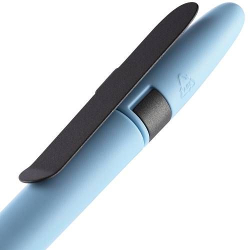 Ручка шариковая Prodir DS5 TSM Metal Clip, голубая с серым фото 7