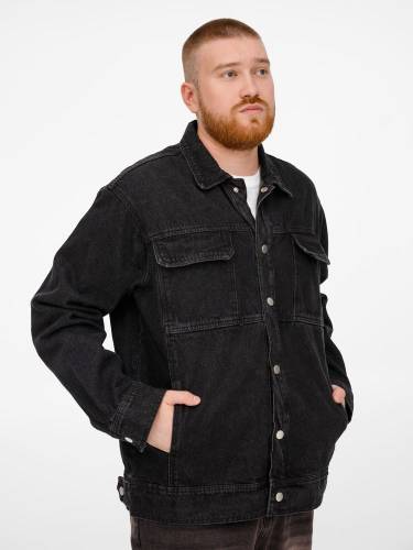 Куртка джинсовая O2, серая фото 11