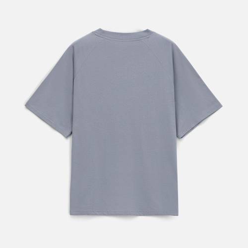 Футболка унисекс оверсайз T2, серая фото 10