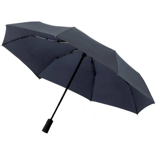 Складной зонт doubleDub, темно-синий фото 2
