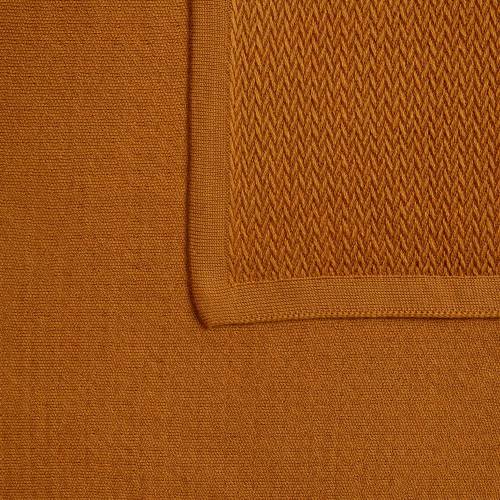 Плед Ornato, оранжевый (светлое золото) фото 4