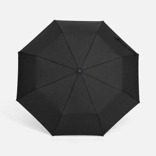 Зонт складной Light, черный фото 3