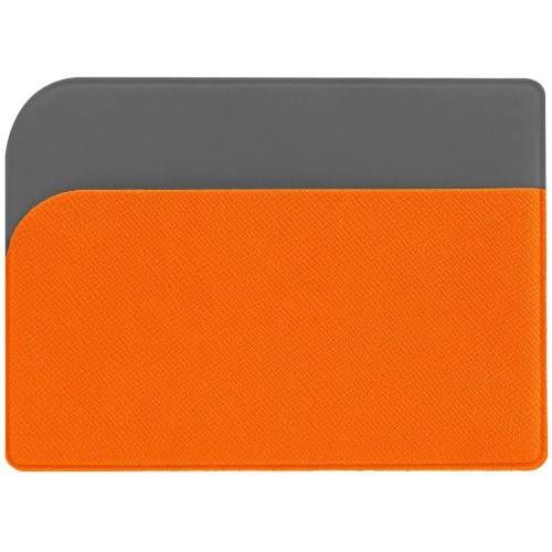 Чехол для карточек Dual, оранжевый фото 3