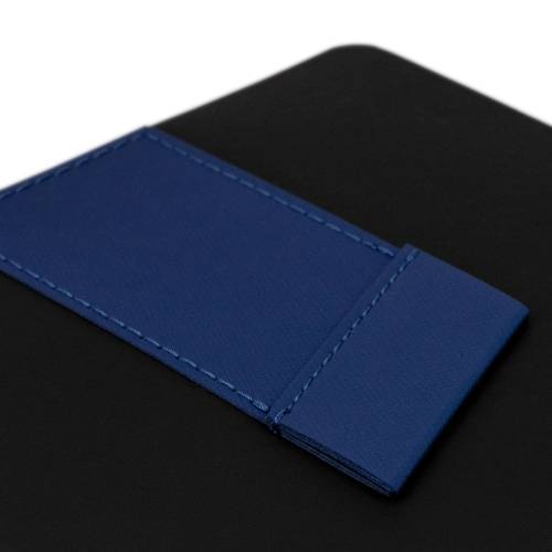 Ежедневник Bookmark, недатированный, черный с синим фото 6