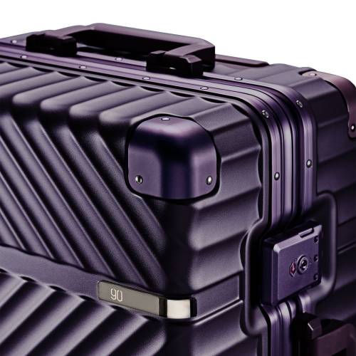 Чемодан Aluminum Frame PC Luggage V1, фиолетовый фото 5