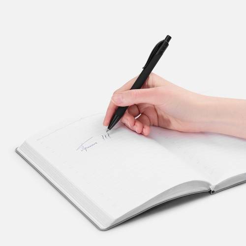 Ручка шариковая Undertone Black Soft Touch, черная фото 5