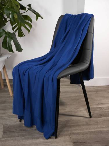 Плед Rombus, синий (василек) фото 7