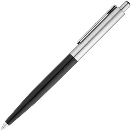 Ручка шариковая Senator Point Metal, черная фото 3