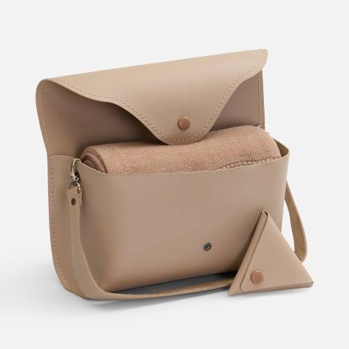 Плед Voyage в кофре, бежевый фото 3