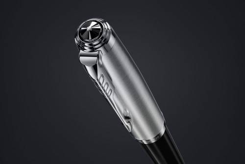 Ручка шариковая Parker 51 Black CT, черная фото 3