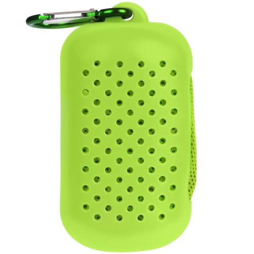 Охлаждающее полотенце Narvik в силиконовом чехле, зеленое яблоко фото 2