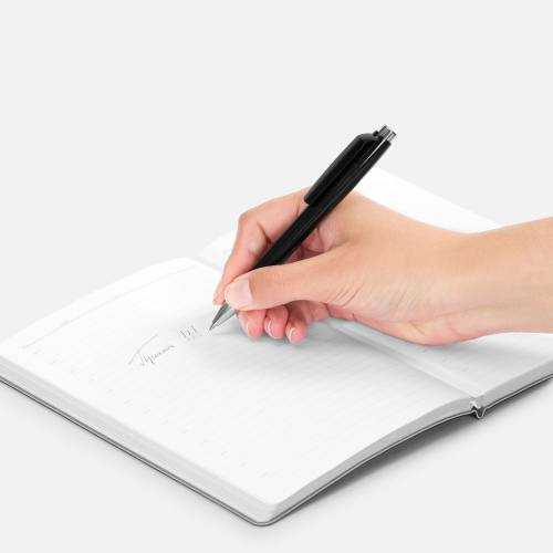 Ручка шариковая Klippa, черная фото 5