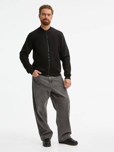 Бомбер унисекс Estado, черный фото 20