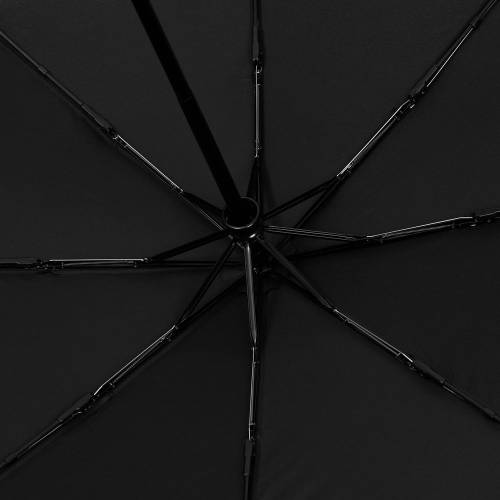 Зонт складной Hooklook, черный фото 4