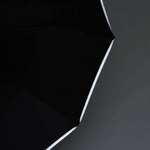 Зонт складной Tyre, черный фото 7 Зонт складной Tyre, черный фото 7