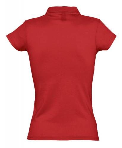 Рубашка поло женская Prescott Women 170, красная фото 3