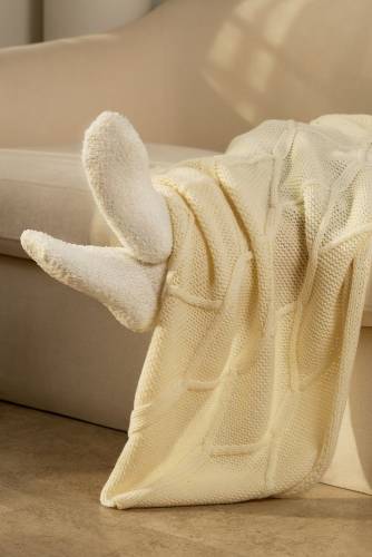 Носки Flaum, белые фото 6