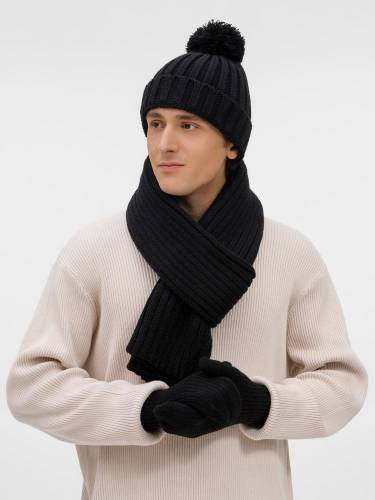 Шарф HappyGo, черный фото 8