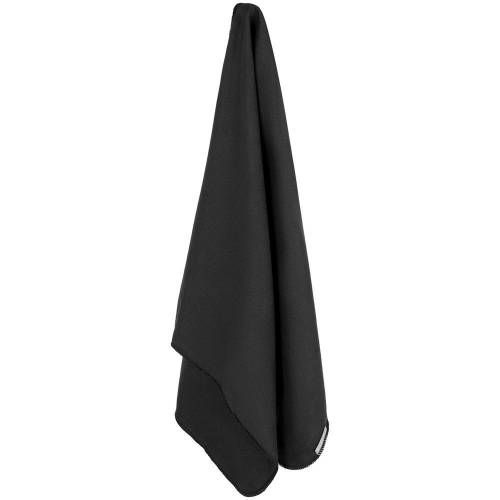 Спортивное полотенце Vigo Medium, черное фото 3