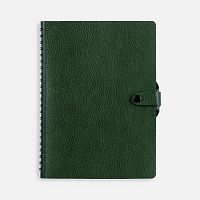 Ежедневник Strep Front на заказ, недатированный, зеленый