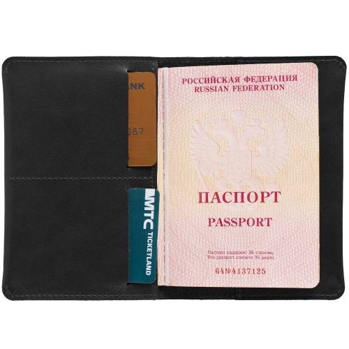 Обложка для паспорта Apache, ver.2, черная фото 5