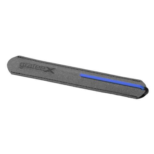 Шариковая ручка GrafeeX в чехле, черная с синим фото 4