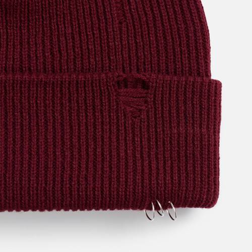 Шапка Ribelle, темно-красная (винная) фото 4