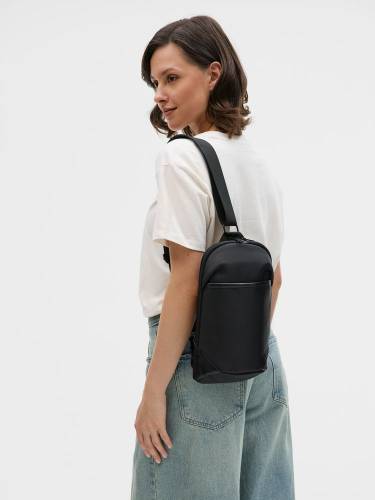 Рюкзак на одно плечо Solnex, черный фото 11