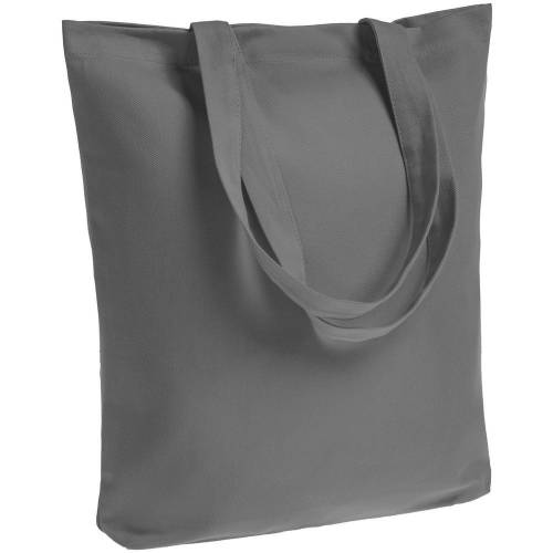 Холщовая сумка Avoska, темно-серая (серо-стальная) фото 2
