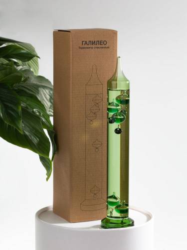Термометр стеклянный «Галилео», зеленый фото 11 Термометр стеклянный «Галилео», зеленый фото 11