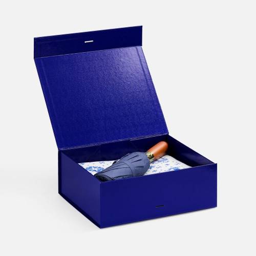 Коробка складная Rusetti, L, синяя фото 4