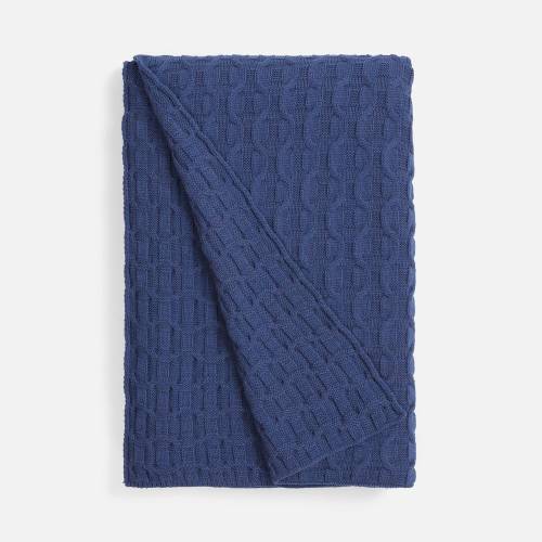 Плед Braidera, синий (черника) фото 2