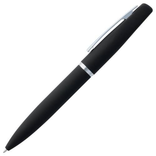 Ручка шариковая Bolt Soft Touch, черная фото 3
