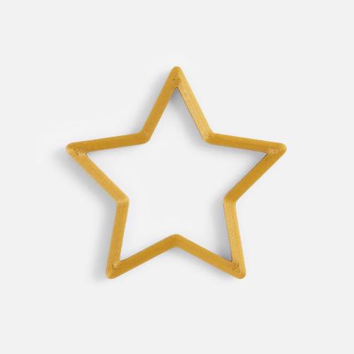 Подвеска Contour, 3D-печать на заказ, звезда фото 4 Подвеска Contour, 3D-печать на заказ, звезда фото 4